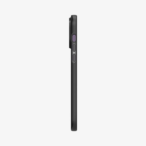 ACS04766 - iPhone 14 Pro Max Case Thin Fit in black showing the back